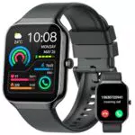 Jugeman Smartwatch Uomo e Donna, Orologio 1.96 con Chiamate e Fitness Tracker IP68
