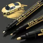 KERIFI Pennarelli Liquid Gold Chrome - Effetto Specchio per Fai da Te e Decorazioni