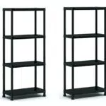 Keter Scaffale con 4 Ripiani, Portata Massima 20 Kg, Modello 60/4, 60x30x135 cm