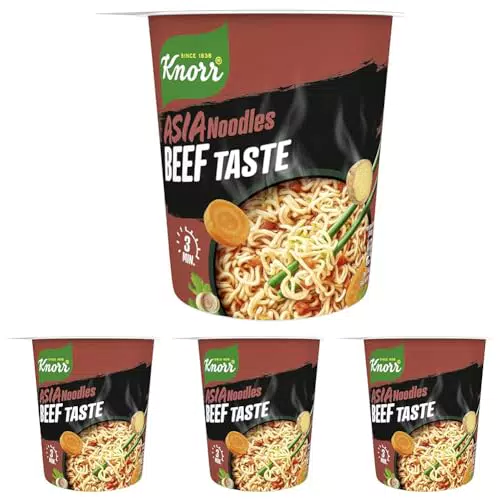 Knorr Noodles Istantanei al Gusto Manzo - Pronti in 3 Minuti