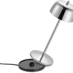Zafferano Theta Lampada da Tavolo Ricaricabile Wireless LED Dimmerabile