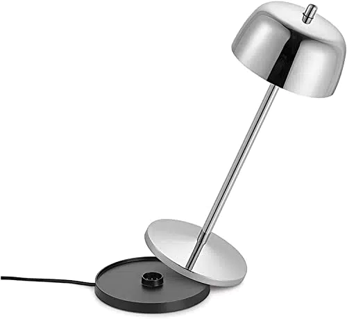 Zafferano Theta Lampada da Tavolo Ricaricabile Wireless LED Dimmerabile