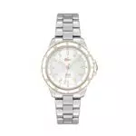 Lacoste Orologio Analogico da Donna Collezione Santorini con Cinturino in Acciaio
