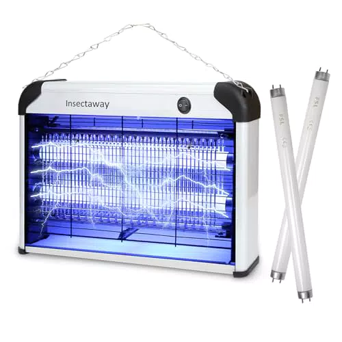 Lampada Anti-Zanzara Elettrica 20W UV per Interni - Efficace fino a 80 m²