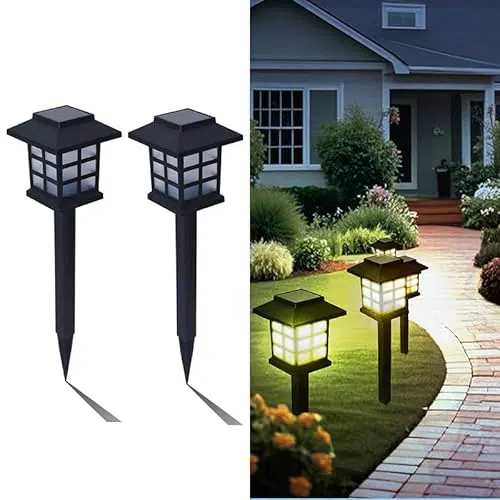 Lampade Solari LED Impermeabili per Vialetti e Giardini - Illuminazione 6-12 Ore