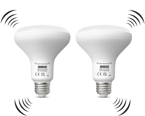 Lampadina a LED con Sensore di Movimento E27 9W per Ambienti Interni ed Esterni