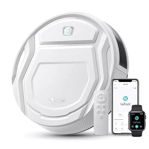 LEFANT M210 Robot Aspirapolvere ultrasottile, 2200Pa, Wi-Fi, 120 min autonomia