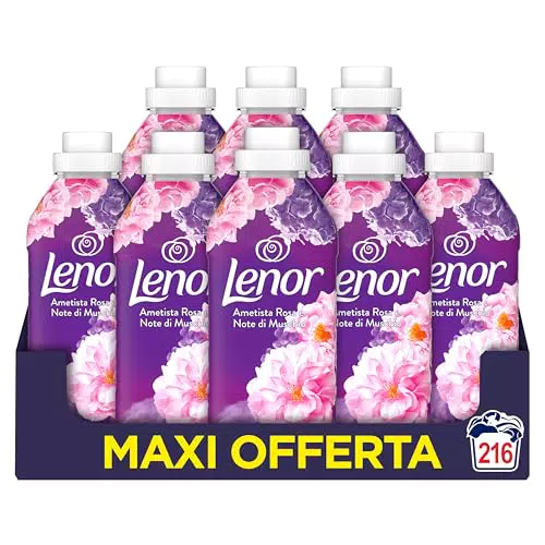 Lenor Ammorbidente Lavatrice Concentrato con Tecnologia Olii Profumati