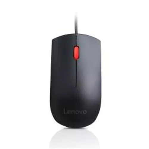 Lenovo Mouse Essential - Mouse USB Ergonomico e Performante per Ufficio