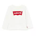 Levi's T-shirt Bimba a Manica Lunga con Logo Batwing