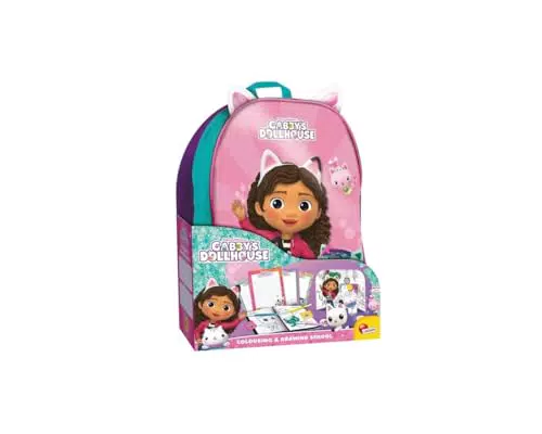 Liscianigiochi Zainetto Gabby's Dollhouse per Coloring e Drawing