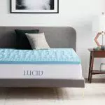 LUCID Topper Singolo 5 Zone Ergonomiche in Memory Foam Rinfrescante