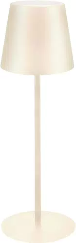 Majestic AGATA - Lampada da tavolo LED ricaricabile, dimmer touch, IP54 per interni ed esterni