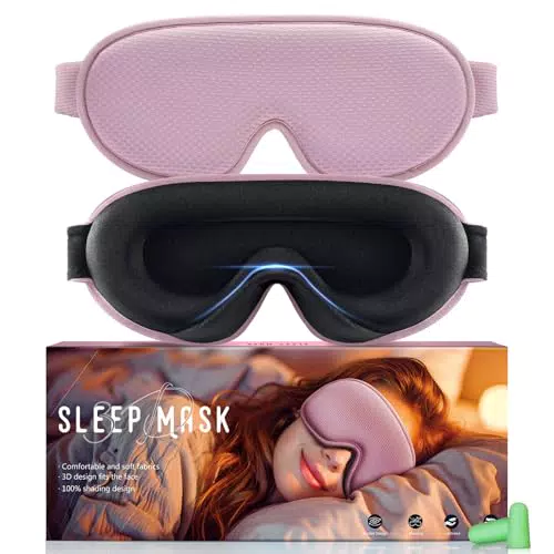 Mascherina per Dormire 3D Ergonomica - Comfort Ottimale per Sonno Tranquillo