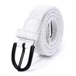 Mile High Life Cintura Intrecciata Elasticizzata per Bambini con Fibbia in Pelle
