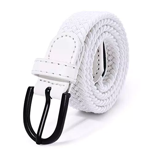 Mile High Life Cintura Intrecciata Elasticizzata per Bambini con Fibbia in Pelle
