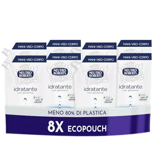 Neutro Roberts Sapone Liquido Antibatterico Ecopouch Ecoricarica 400 ml