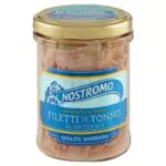 Nostromo Filetti di Tonno al Naturale, Qualità Superiore, Lavorati a Mano