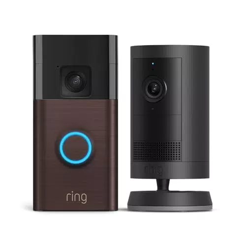 Ring Videocamera Esterna Plus a Batteria 2K con Ring Vision e Prova Gratuita