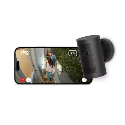 Ring Videocamera Esterna Plus a Batteria 2K - Wireless Fai-da-Te