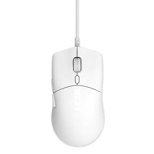 NZXT Lift 2 Mouse Gaming con Cavo Simmetrico, Switch Ottici e Sensore 26K DPI