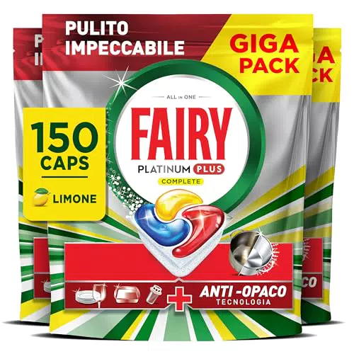Pastiglie Per Lavastoviglie Fairy Platinum Plus Tutto In Uno Limone