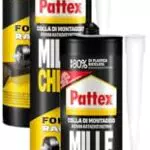 Pattex Millechiodi Forte & Rapido, adesivo di montaggio extra forte
