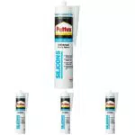 Pattex Silicone Universale Resistente alla Muffa - Sigillante Multiuso Trasparente