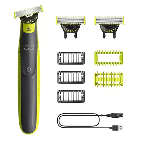 Philips OneBlade 360 Regolabarba Elettrico e Rasoio QP2824/31 per Viso e Corpo