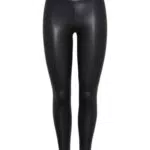 Pieces Leggings Shiny Donna - Modello NOOS, Stile Elegantemente Versatile