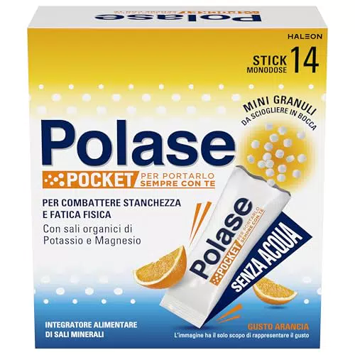 Polase Pocket - Integratore di Magnesio e Potassio Senza Acqua per Stanchezza
