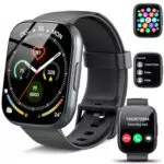 Poounur Smartwatch per Uomo e Donna con Chiamate, Fitness Tracker e Cardiofrequenzimetro
