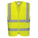 Portwest C375 Gilet Hi-Vis con Zip e Spalline Reflective