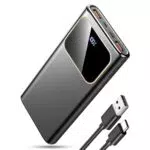 Power Bank 10000mAh, 22.5W Ricarica Rapida Powerbank per iPhone 16/15/14/13/12/11 Samsung Xiaomi etc