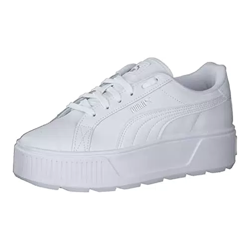 PUMA Karmen L, Sneakers Donna, White White Silver