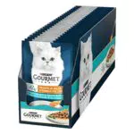 Purina Gourmet Perle Trionfo di Salsa Cibo Umido per Gatti al Tonno