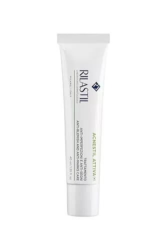 Rilastil Acnestil Crema Attiva - Trattamento Anti-Imperfezioni per Pelli Grasse