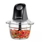 Russell Hobbs Tritatutto Elettrico 350W con Ciotola in Vetro da 1L e Lame Inox