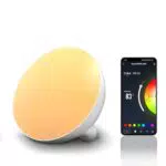Sailsco Lampada da Comodino Smart con Alexa e Google Home, Dimmerabile RGBWW