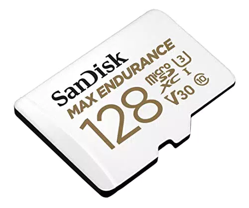 SanDisk MAX ENDURANCE 128 GB microSDXC per Dashcam e Monitoraggio Video