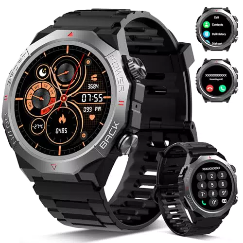 Smartwatch Uomo Donna con Effettua o Risposta Chiamate