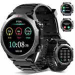Smartwatch Militare Uomo con Chiamate Bluetooth e 110 Modalità Sportive
