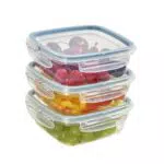 Snips Contenitori per Alimenti 0,5L Trasparenti con Coperchio Salva Freschezza