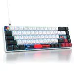 SOLIDEE Tastiera Meccanica Gaming 65% con Retroilluminazione LED Ergonomica