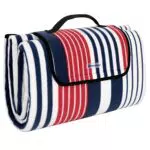 SONGMICS Coperta Picnic Impermeabile Pieghevole per Campeggio e Spiaggia