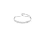 Swarovski Bracciale Tennis Matrix Placcato Rodio con Taglio Round
