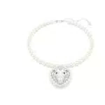 Swarovski Collana Ariana Grande - Crystal Pearl con taglio Heart