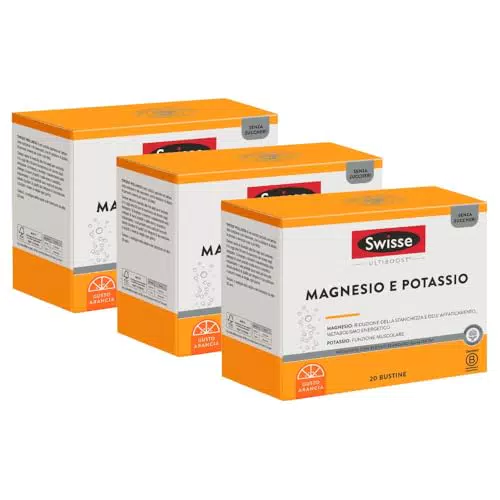 Swisse Magnesio e Potassio in Polvere - Integratore per Stanchezza e Funzione Muscolare