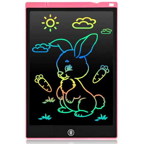 Tavoletta Grafica LCD 12 Pollici per Bambini - Lavagna Cancellabile Regalo Idea