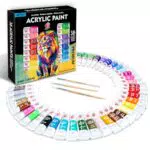 TBC - Set di Colori Acrilici Professionali per Dipingere su Diversi Materiali